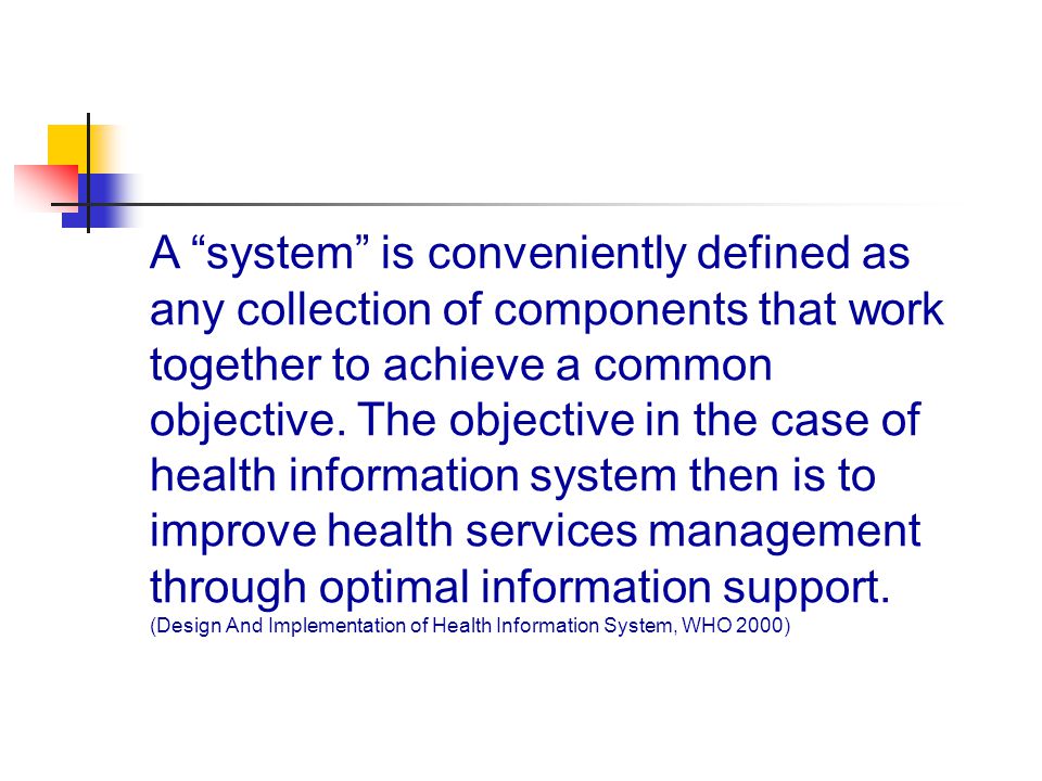 Health Information Systems (HIS)